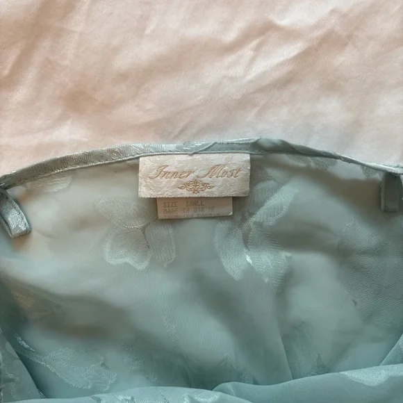 Vintage, Inner Most, Sea Foam Green Slip Dress - Picture 4 of 5